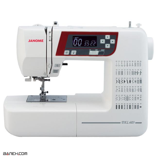 چرخ خیاطی کامپیوتری ژانومه JANOME SEWING MACHINE DXL603